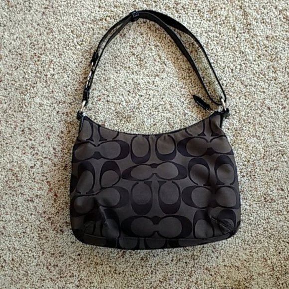 Coach signature hobo purse - Picture 2 of 8
